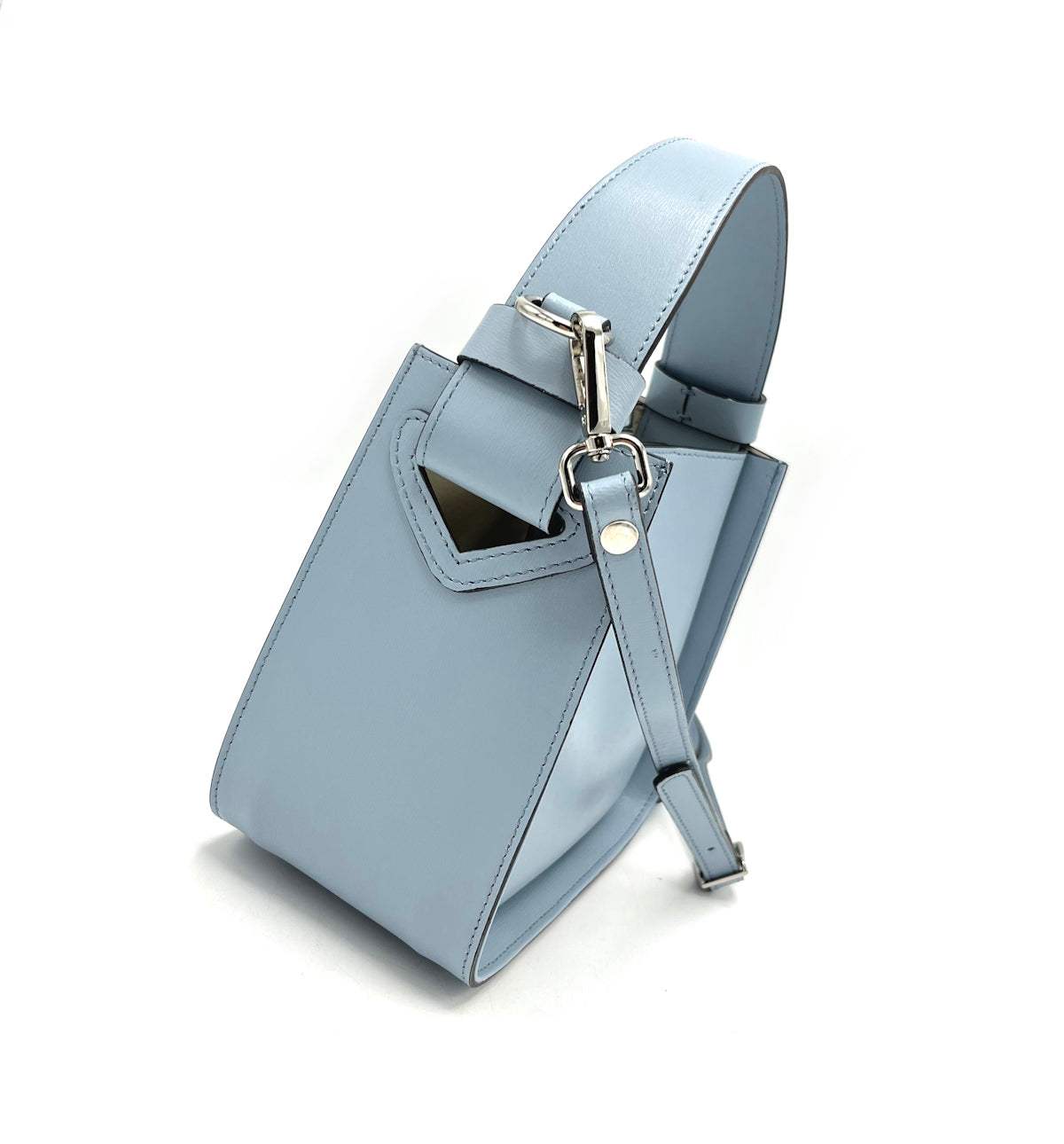 Genuine leather shoulder bag, Made in Italy, art. 112303BOX