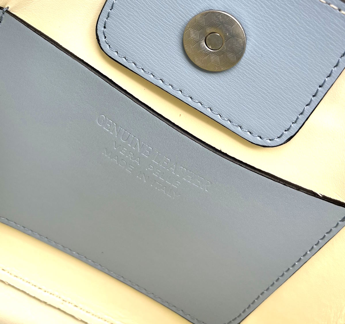 Genuine leather shoulder bag, Made in Italy, art. 112303BOX