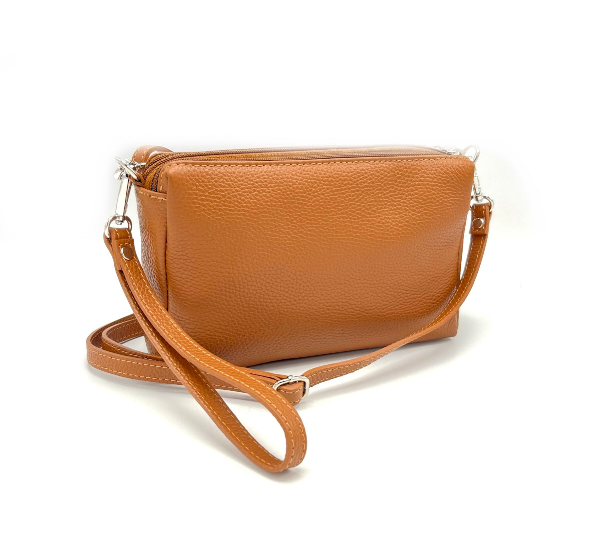 Genuine leather shoulder bag, Made in Italy, art. 112135