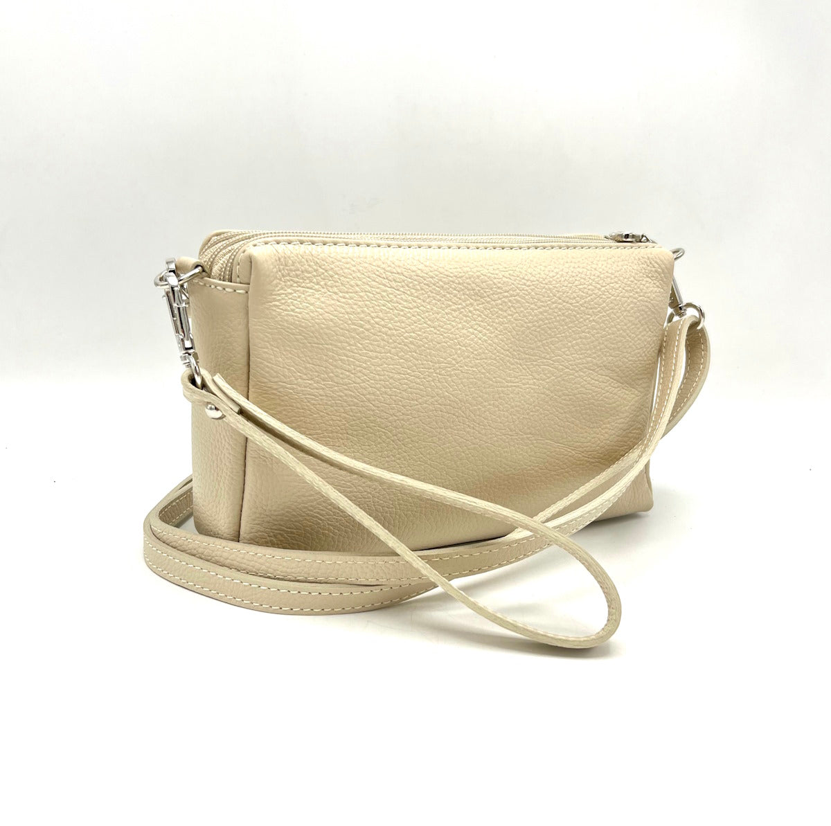 Genuine leather shoulder bag, Made in Italy, art. 112135