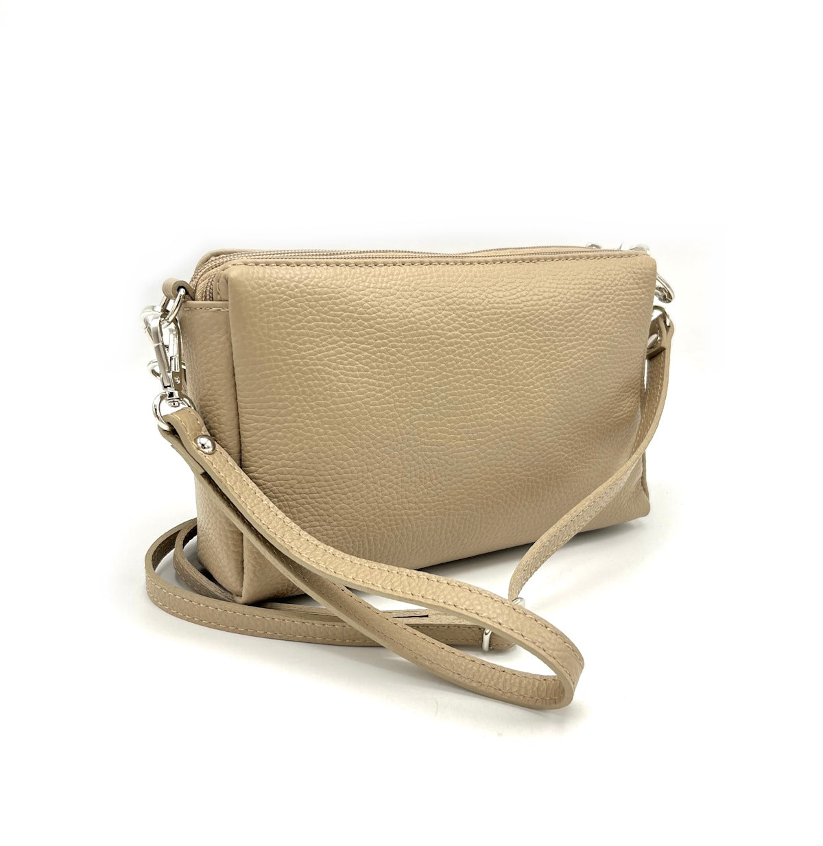 Genuine leather shoulder bag, Made in Italy, art. 112135