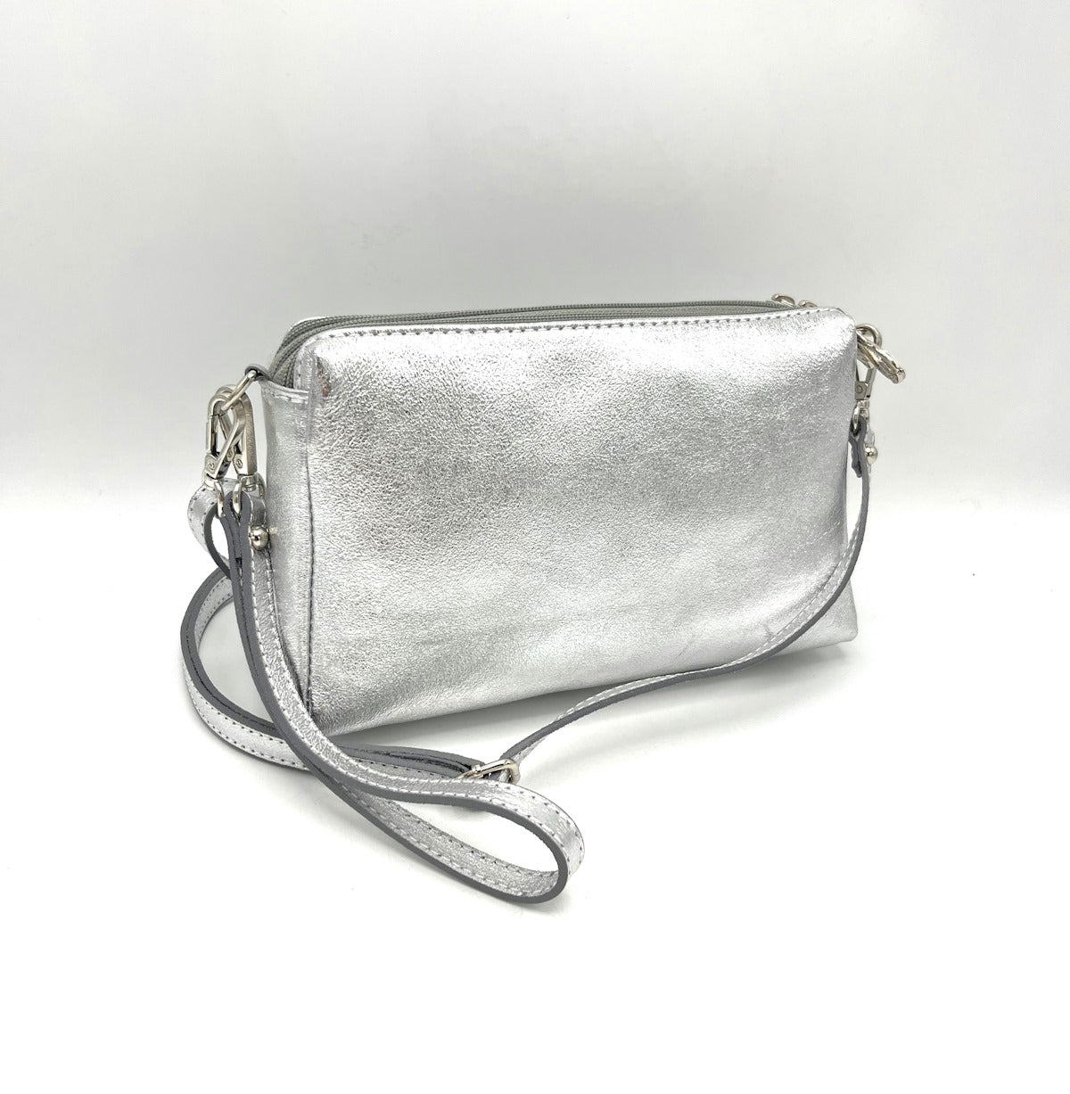 Genuine leather shoulder bag, Made in Italy, art. 112135