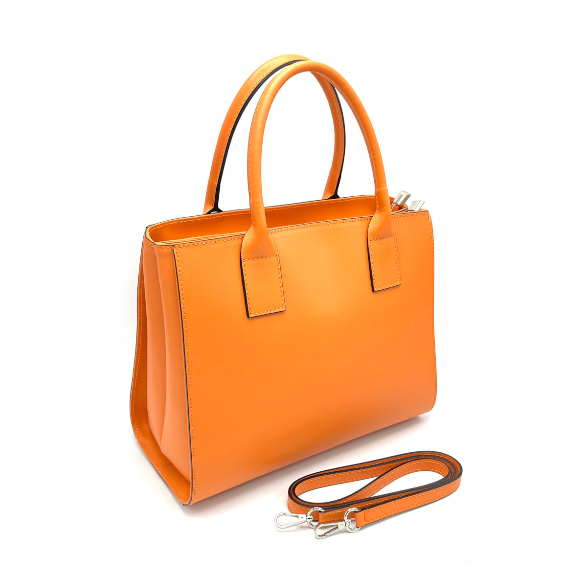 Genuine leather handbag, Made in Italy, art. 112472