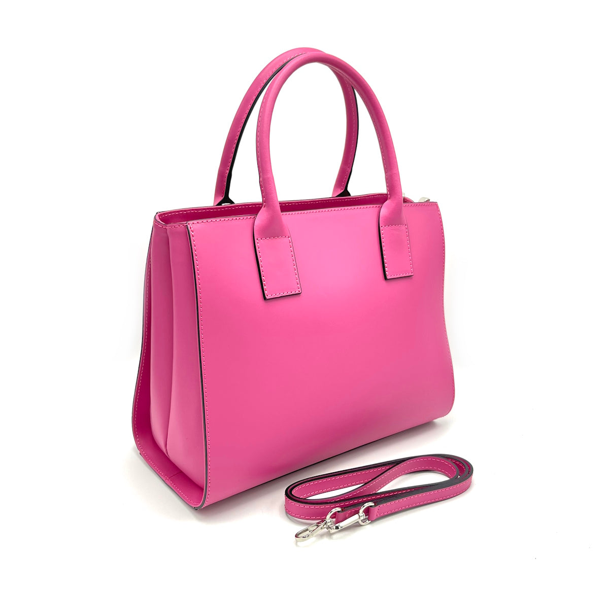 Genuine leather handbag, Made in Italy, art. 112472