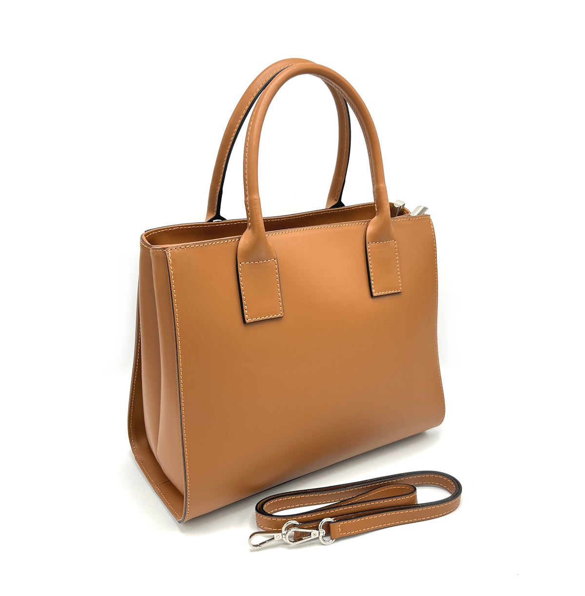 Genuine leather handbag, Made in Italy, art. 112472