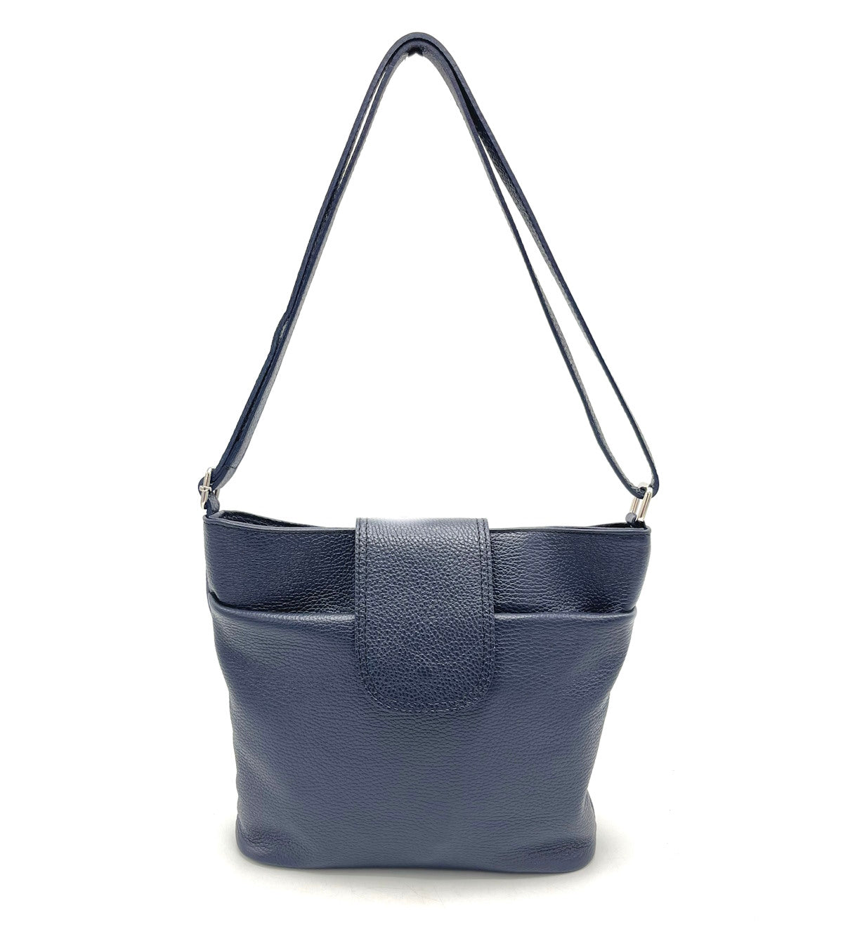 Genuine leather shoulder bag,Made in Italy, art. 112479