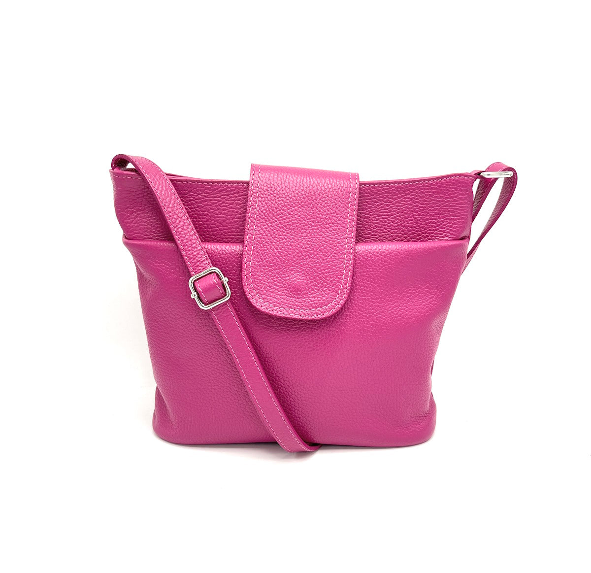 Genuine leather shoulder bag,Made in Italy, art. 112479