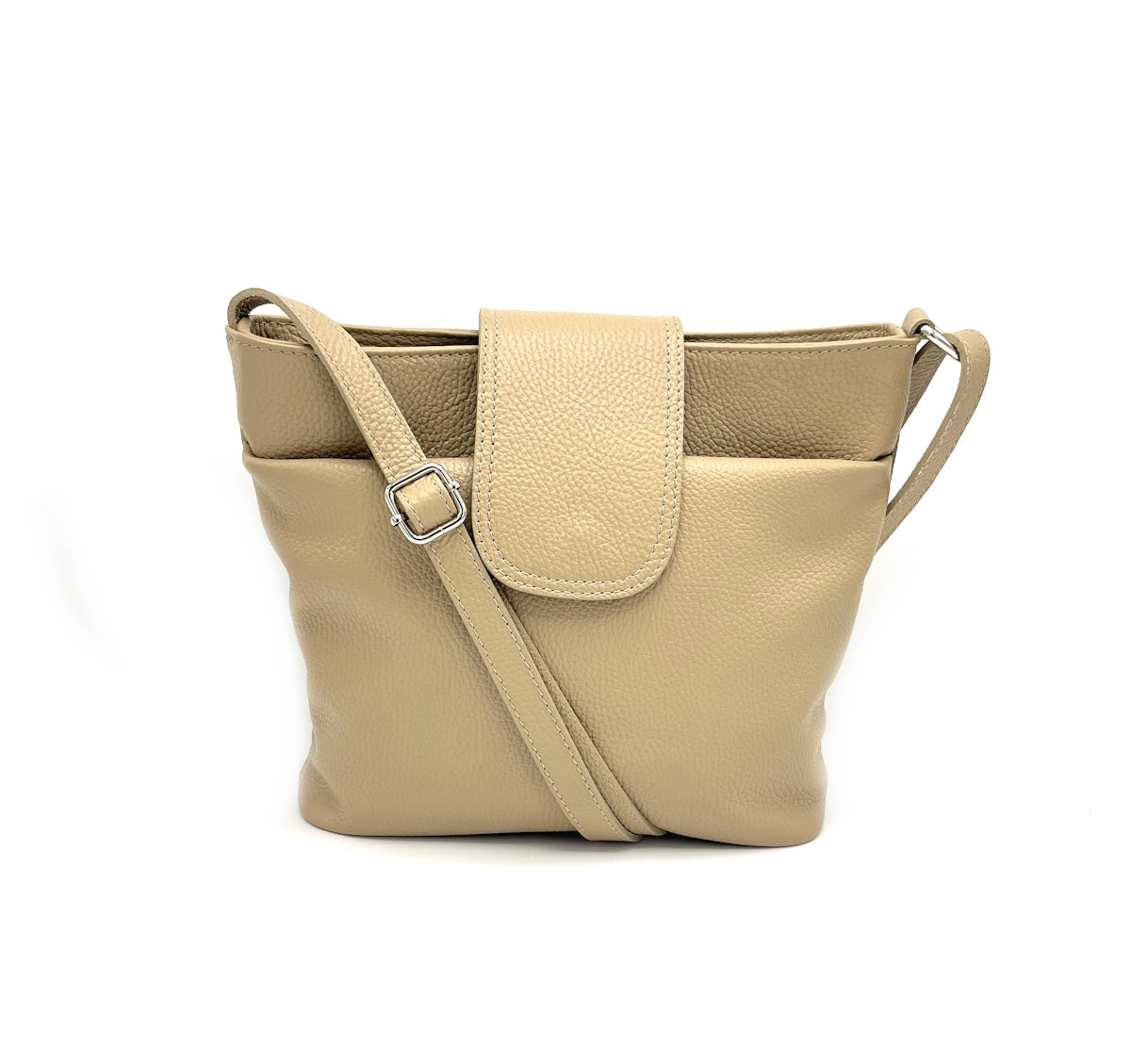 Genuine leather shoulder bag,Made in Italy, art. 112479