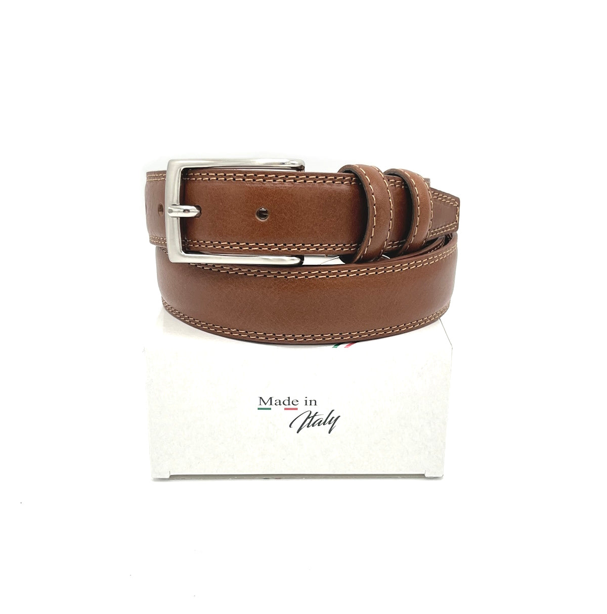 Genuine leather belt, Made in Italy, art. JU030-3.391