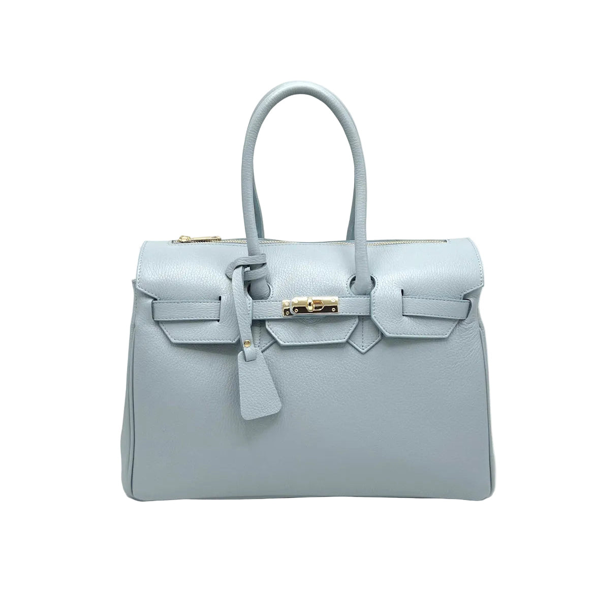 Genuine Leather Handbag, Big size, Made in Italy, art. 112665