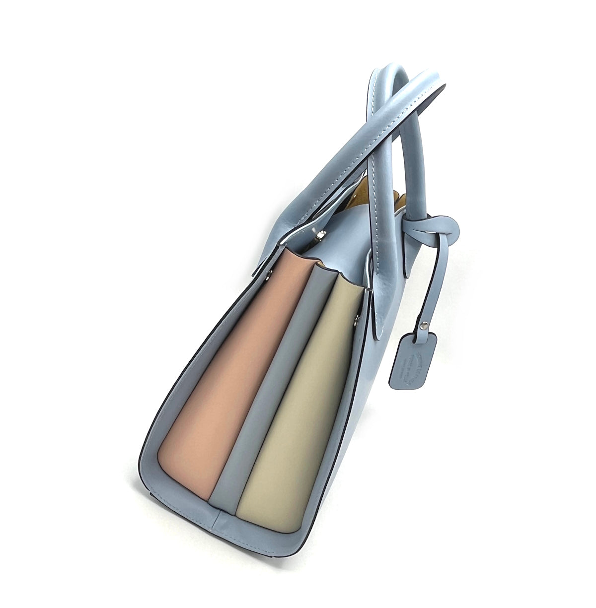 Genuine leather handbag, Made in Italy, art. 112481