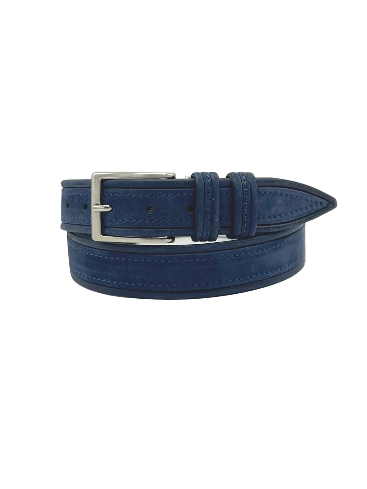 Suede Leather Belts for Men, Made in Italy, Suie Valentini, art. 1651.35