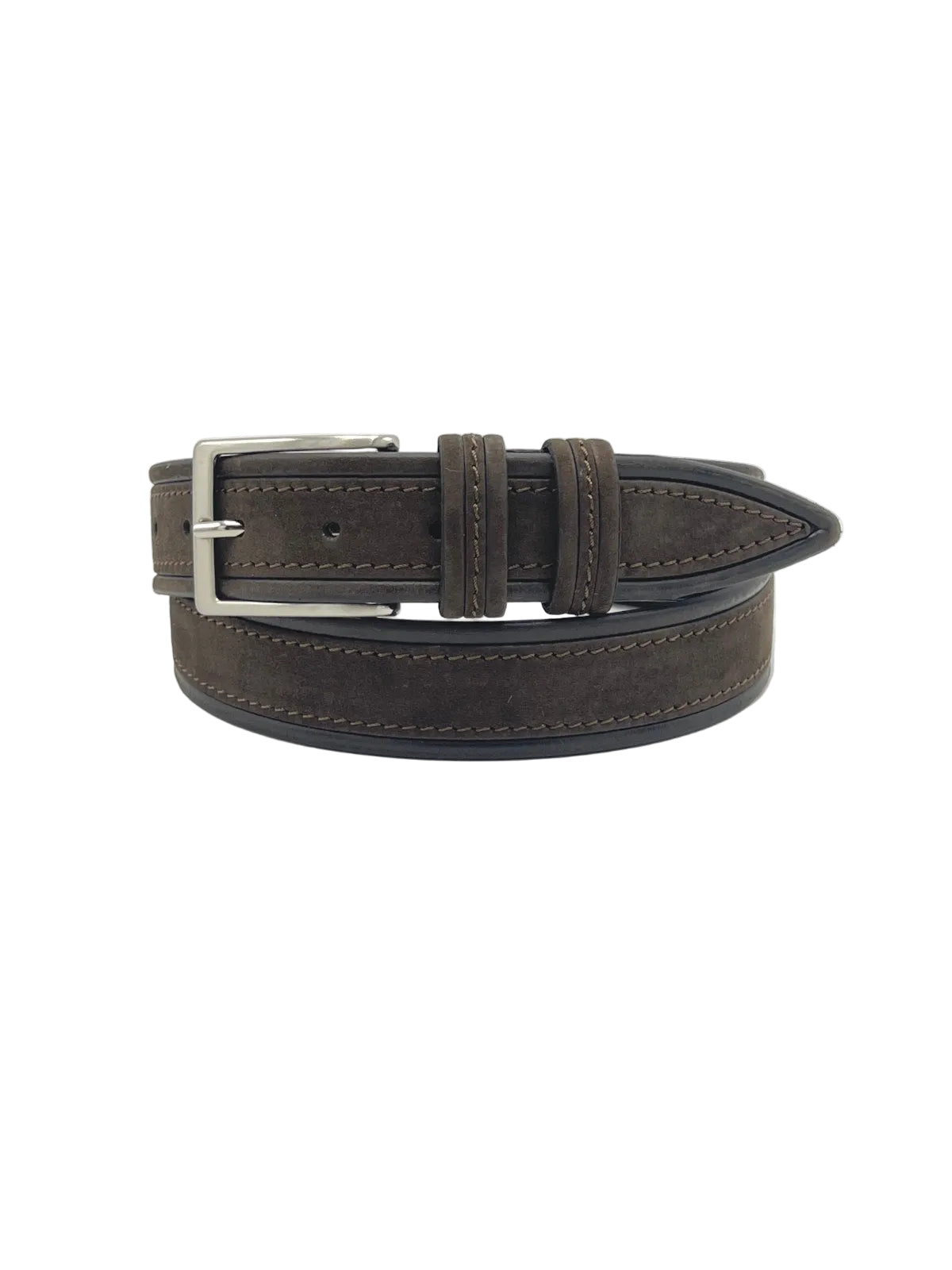 Suede Leather Belts for Men, Made in Italy, Suie Valentini, art. 1651.35