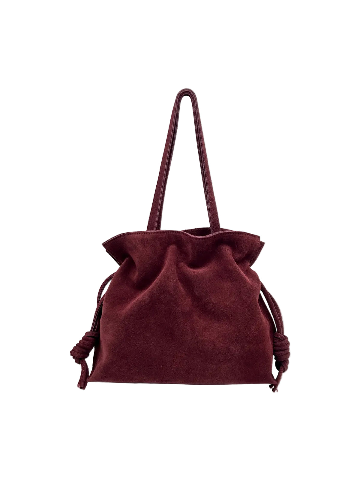 Suede Leather Drawstring Pouch – Hand Carry & Crossbody Bag, Made in Italy, art. 112806