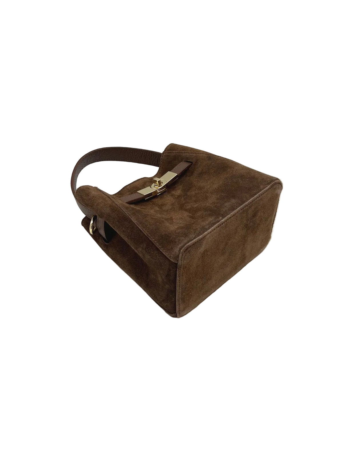 Women's Genuine Leather & Suede Mini Shoulder Bag, Made in Italy, art. 112807