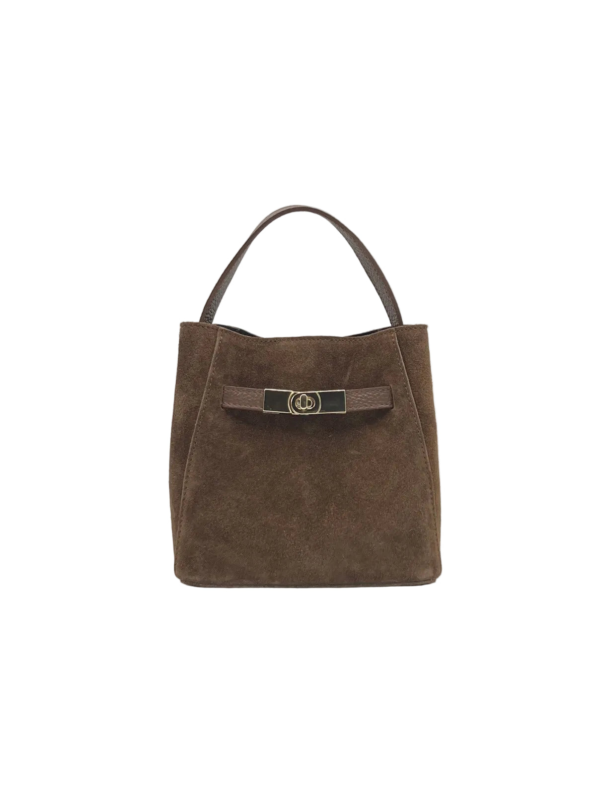Women's Genuine Leather & Suede Mini Shoulder Bag, Made in Italy, art. 112807