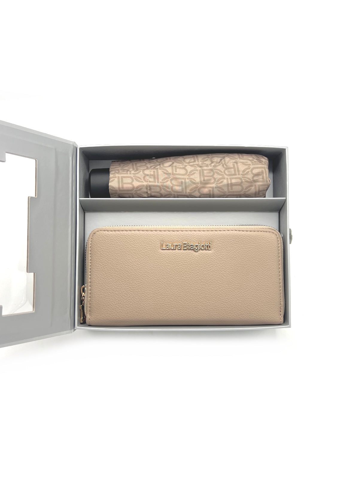 Valentine's Day Gift | Women's Eco Leather Wallet & Umbrella Set, art. CLB25W-050