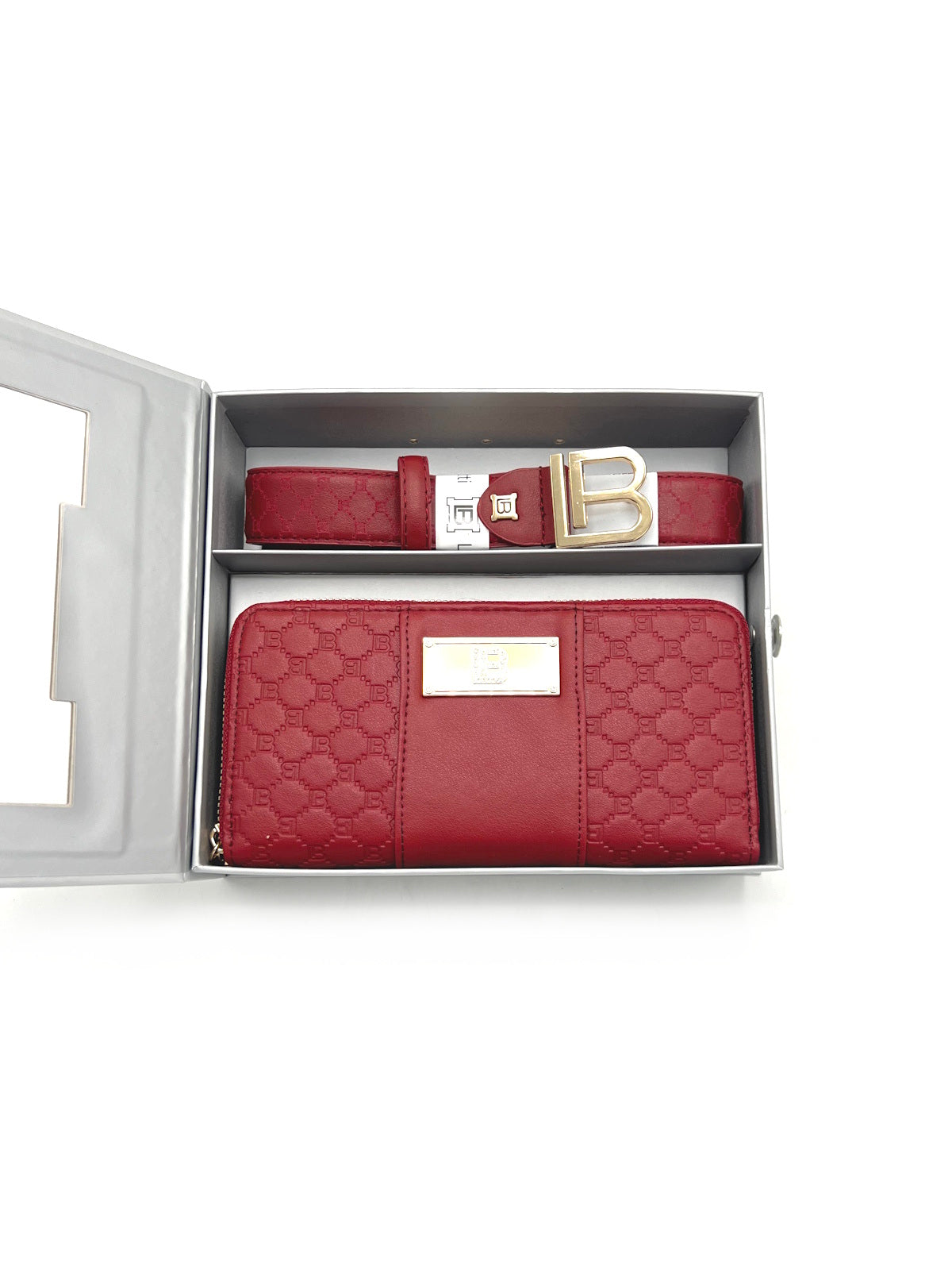 Valentine's Day Gift | Women's Eco Leather Belt & Wallet Set, art. CLB25W-042