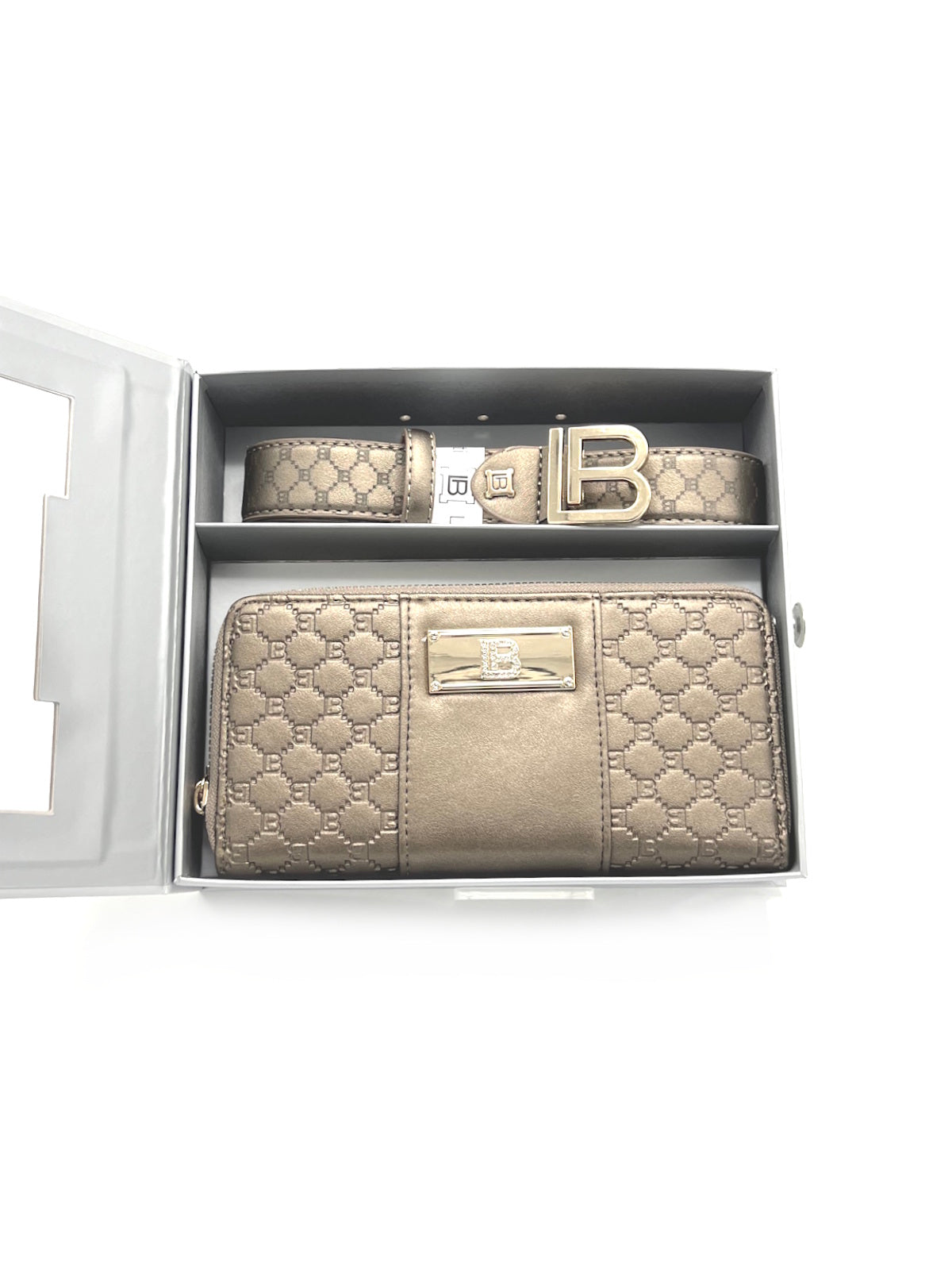 Valentine's Day Gift | Women's Eco Leather Belt & Wallet Set, art. CLB25W-042
