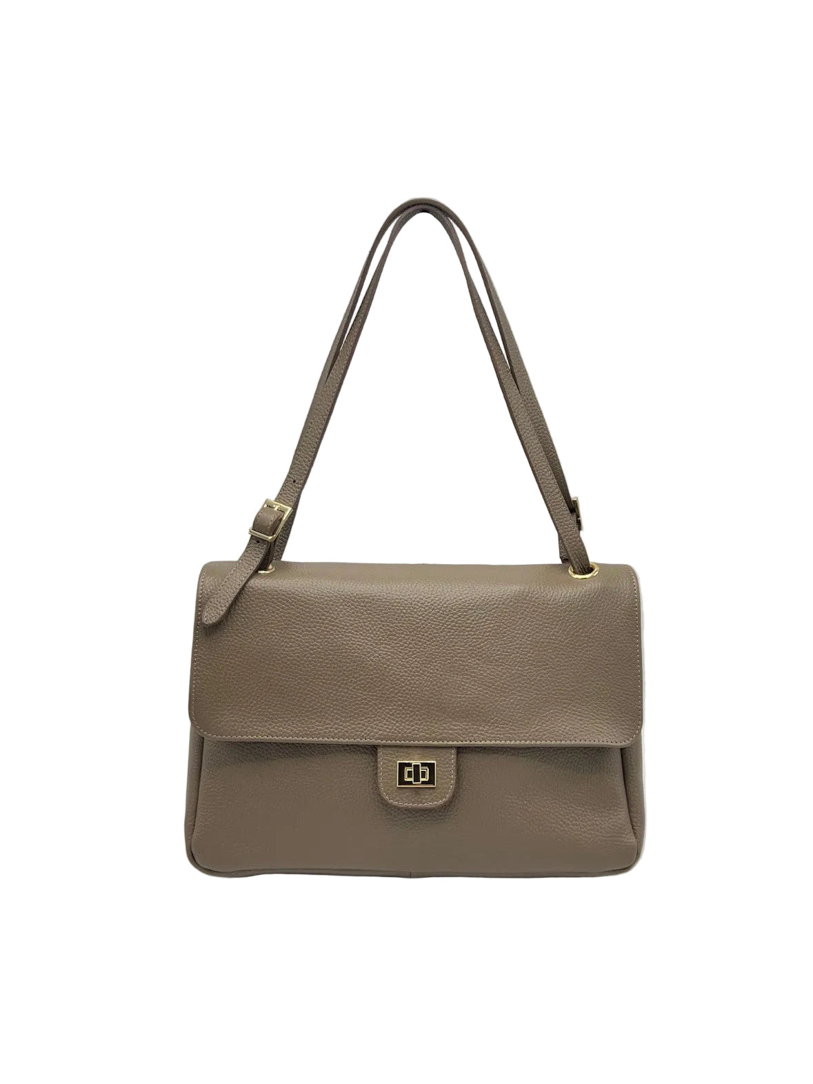 Medium Genuine Leather Shoulder Bag, Made in Italy, art. 112808