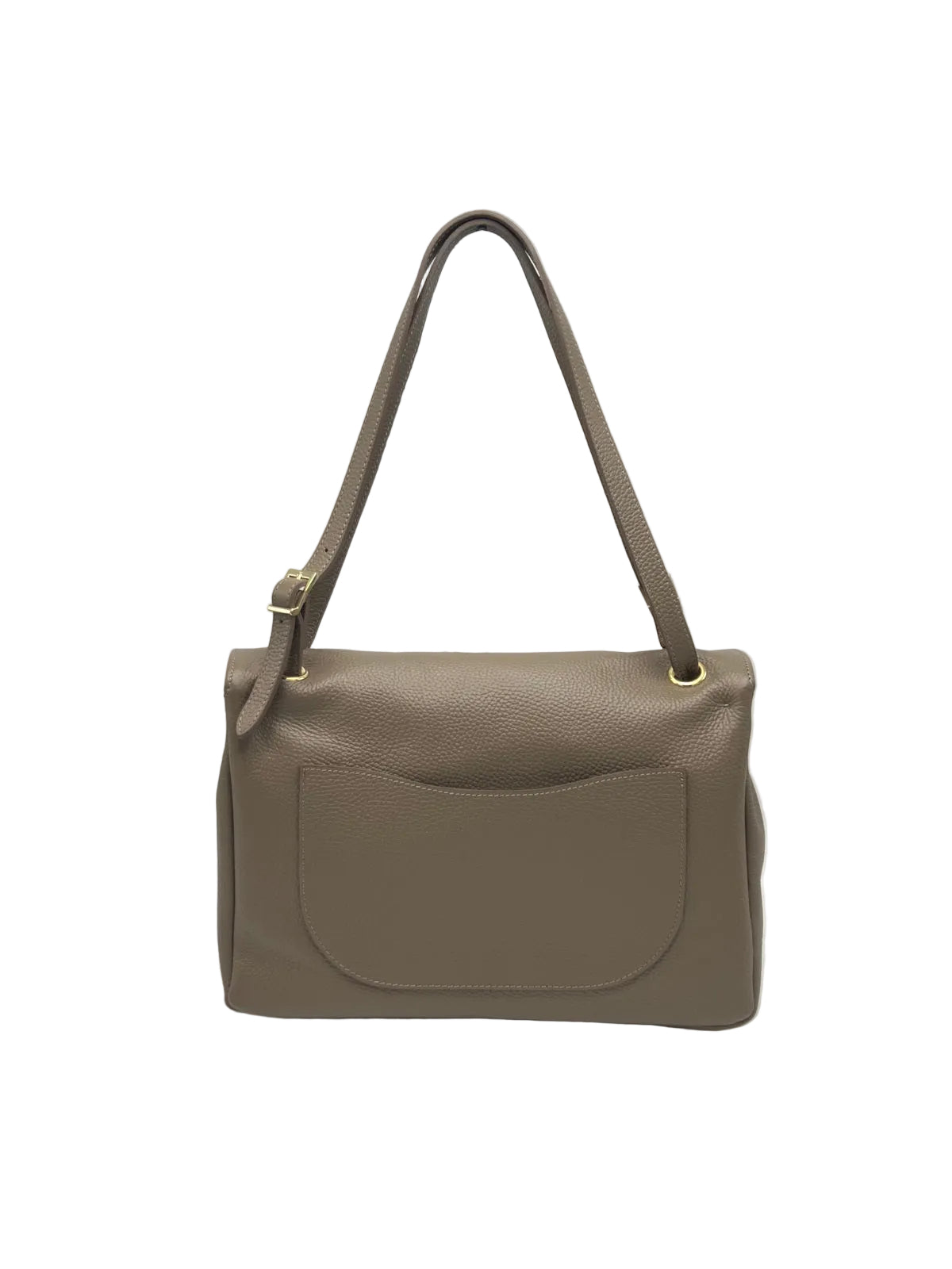 Medium Genuine Leather Shoulder Bag, Made in Italy, art. 112808