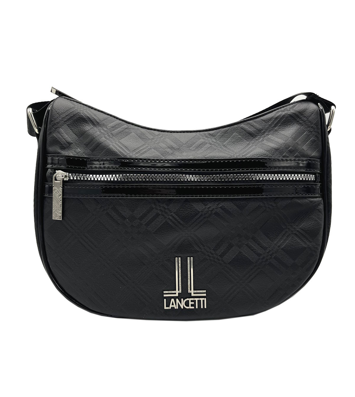 Eco leather crossbody bag, brand Lancetti, art. LL23100