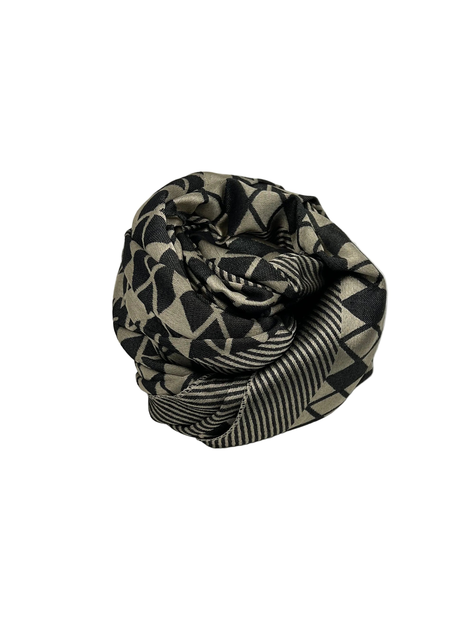 Christmas Gift for Him | Men's Geo Jacquard Scarf with Silky Sheen, Art. 261565