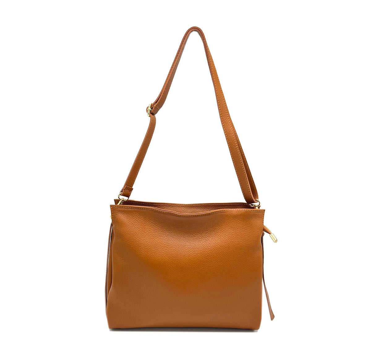 Genuine leather shoulder bag, Made in Italy, art. 112487