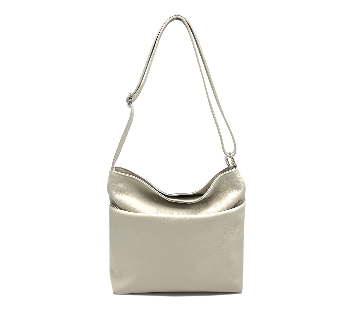 Genuine leather shoulder bag, Made in Italy, art. 112483