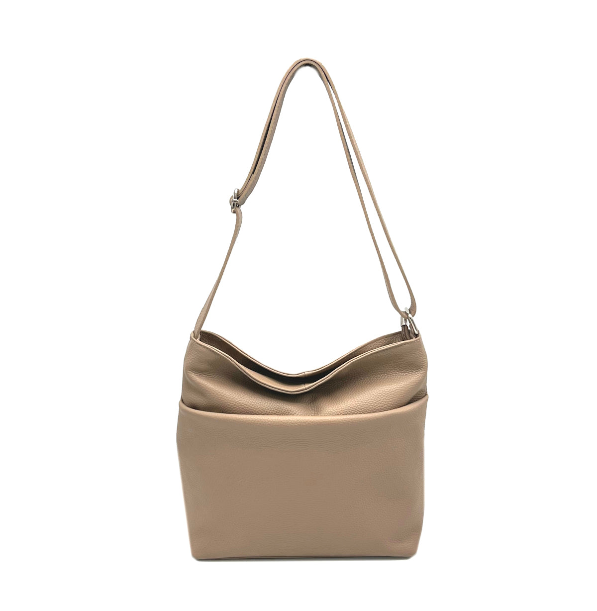 Genuine leather shoulder bag, Made in Italy, art. 112483