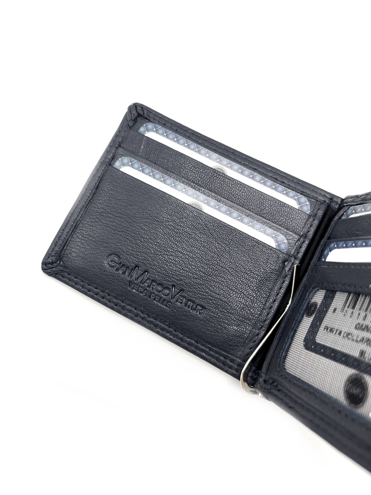 Portafoglio in vera pelle, marca GMV, art. GMV80-24