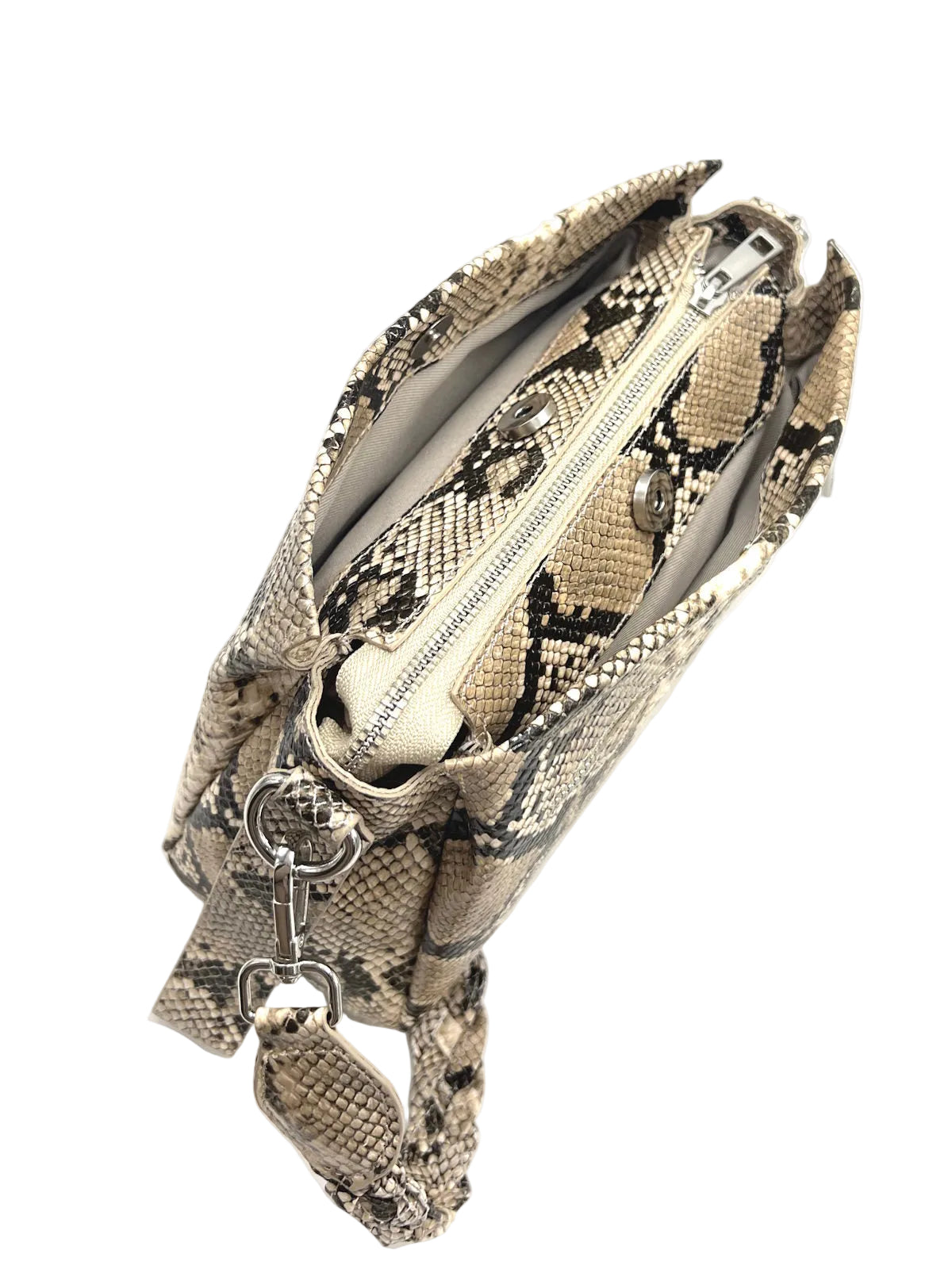 Women's Genuine Leather Shoulder Bag, Made in Italy, art. 112696