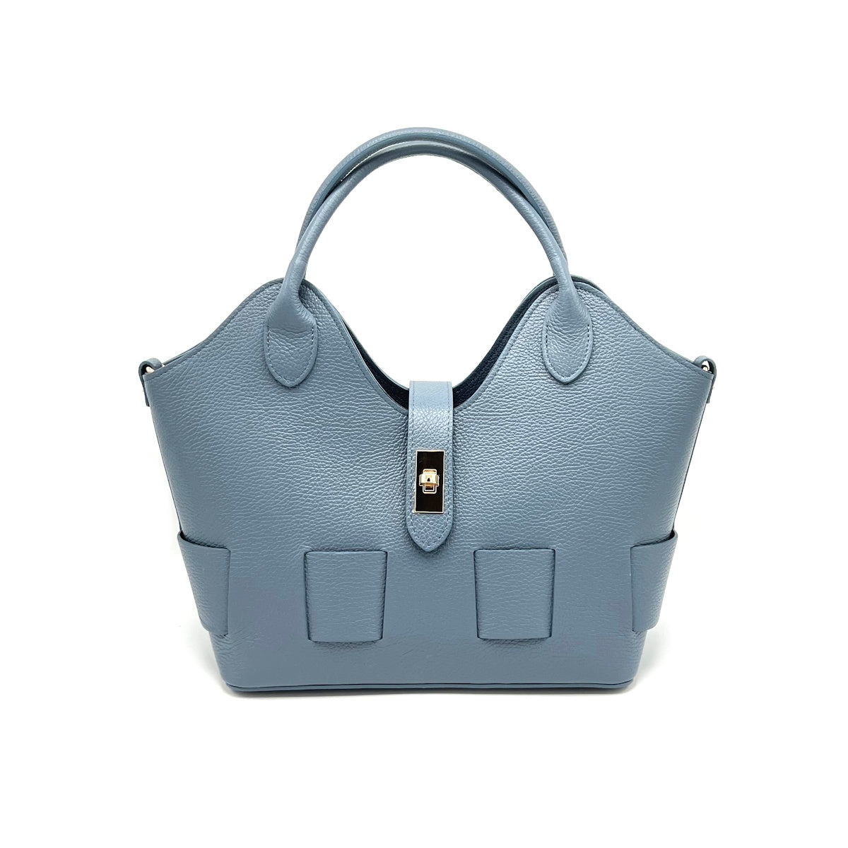 Genuine leather shoulder bag, Made in Italy, art. 112599