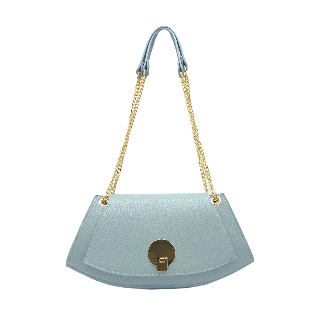 Genuine leather chain bag, for women, made in Italy, art. 112439