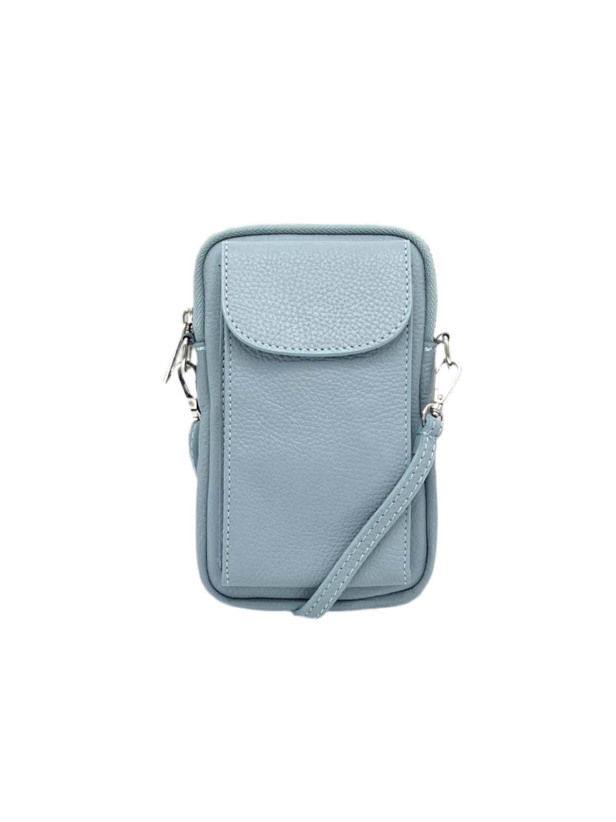 Women's Genuine Leather Crossbody Phone Bag, Made in Italy, art. 112585New
