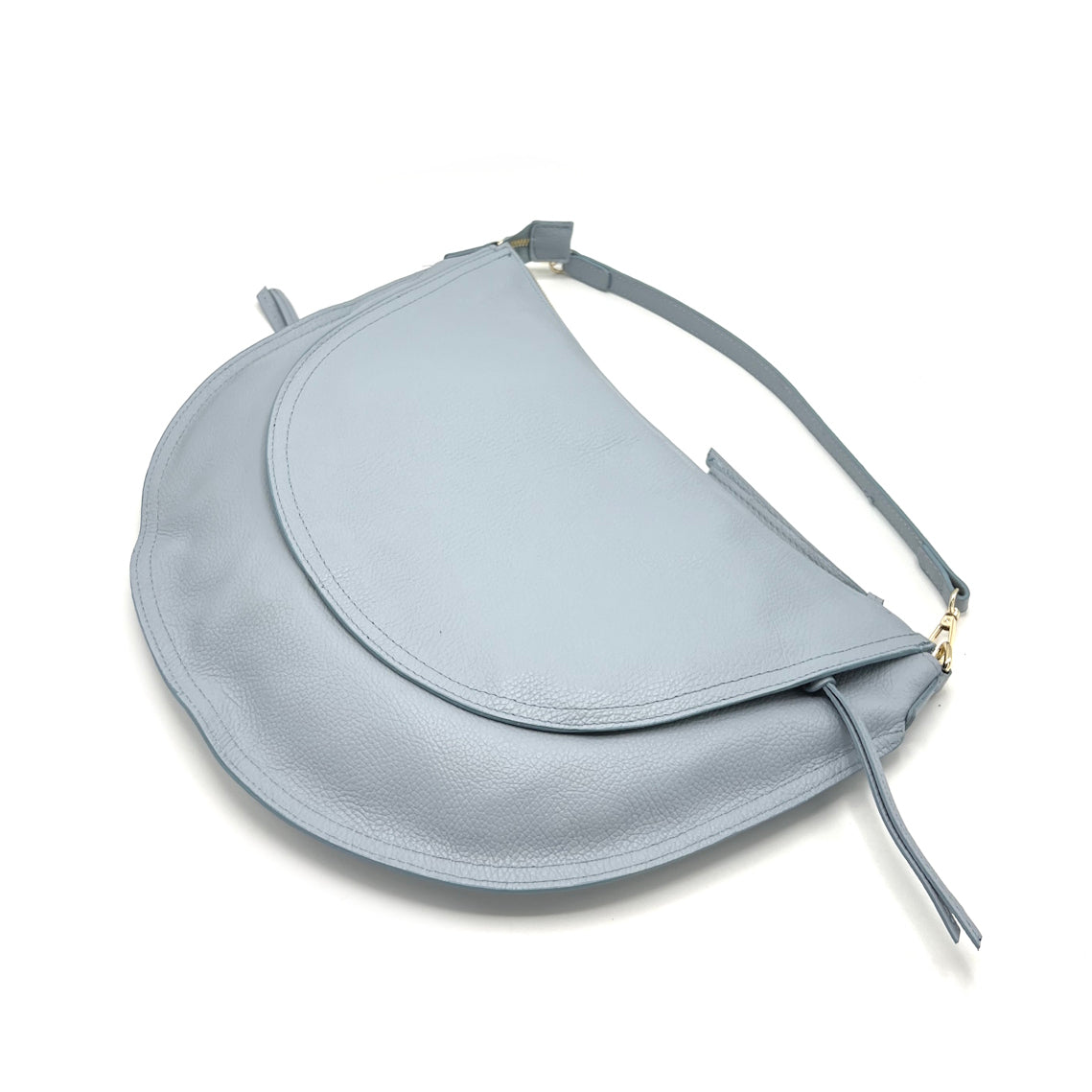 Genuine leather hobo bag, Made in Italy, Big size, art. 112597