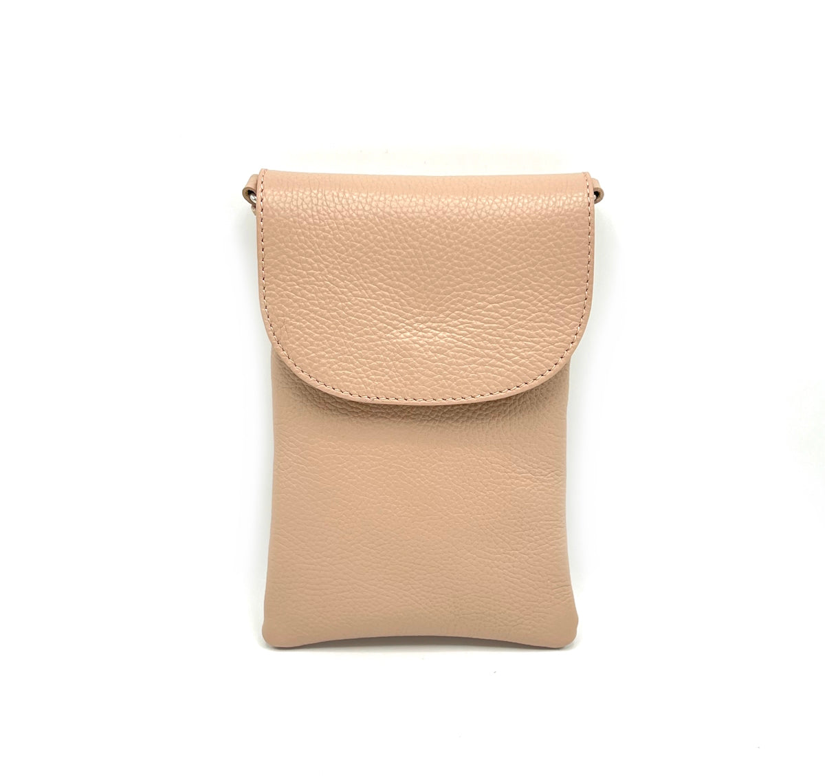 Porta cellulare in vera pelle, Made in Italy, art. 112556