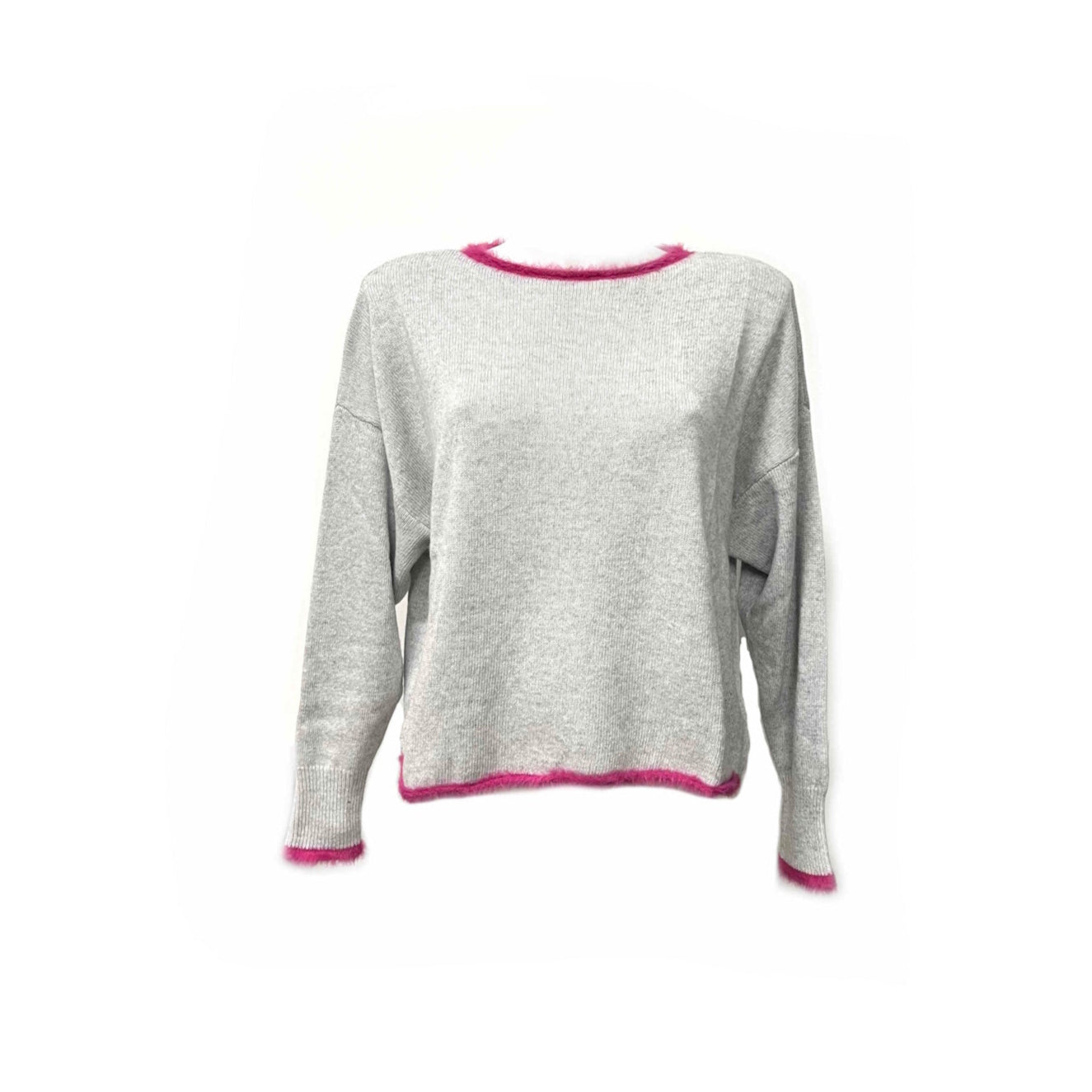 Maglione in misto cashmere bicolore, art. 8328