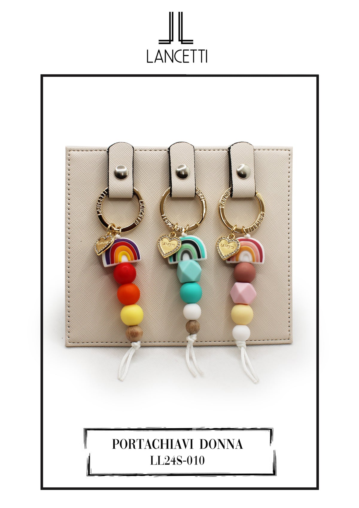 Eco leather key holder, brand Lancetti, art. LL24S-010.290