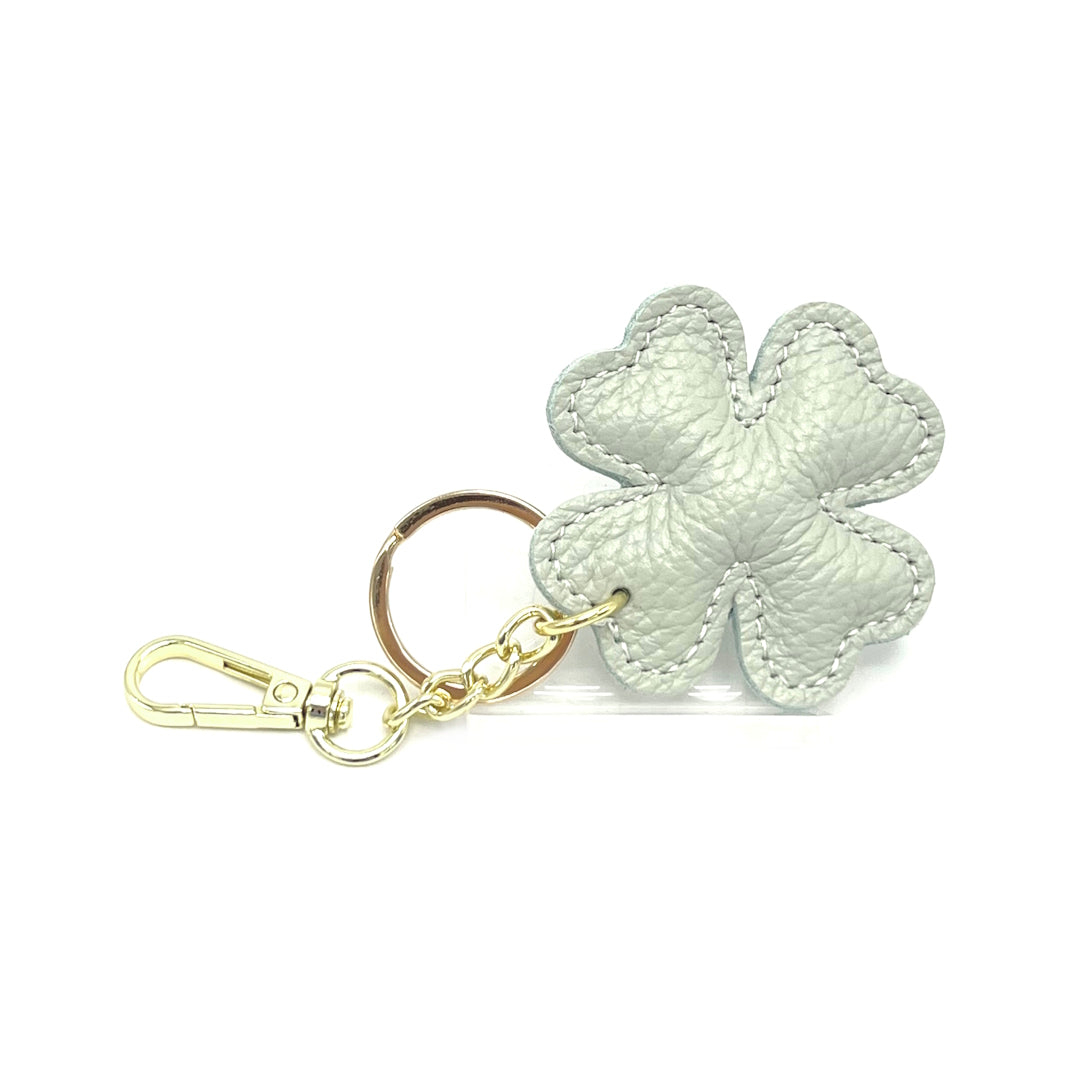 Genuine leather key chain, Lucky leaf, art. PO04