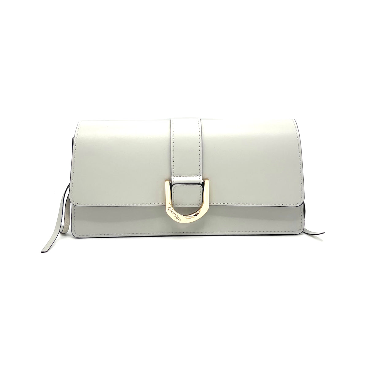 Genuine leather clutch bag, Made in Italy, art. 112422GV