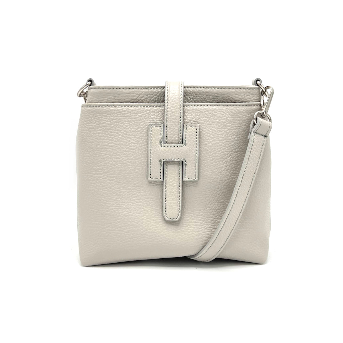 Summer collection, genuine leather shoulder bag, Made in Italy, art. 112562