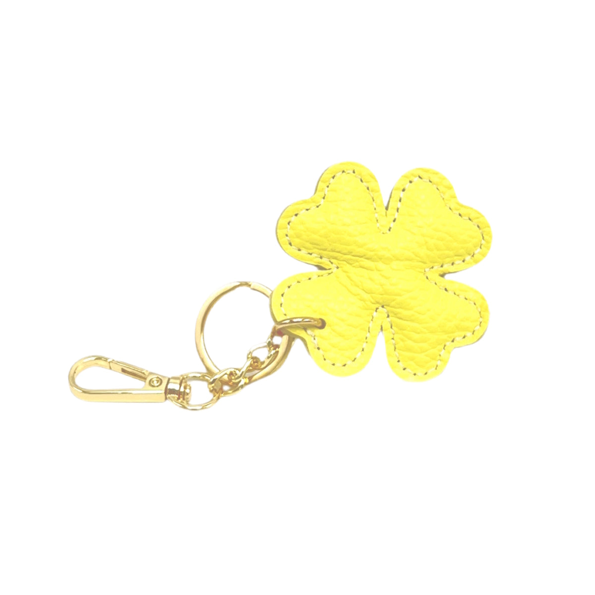 Genuine leather key chain, Lucky leaf, art. PO04