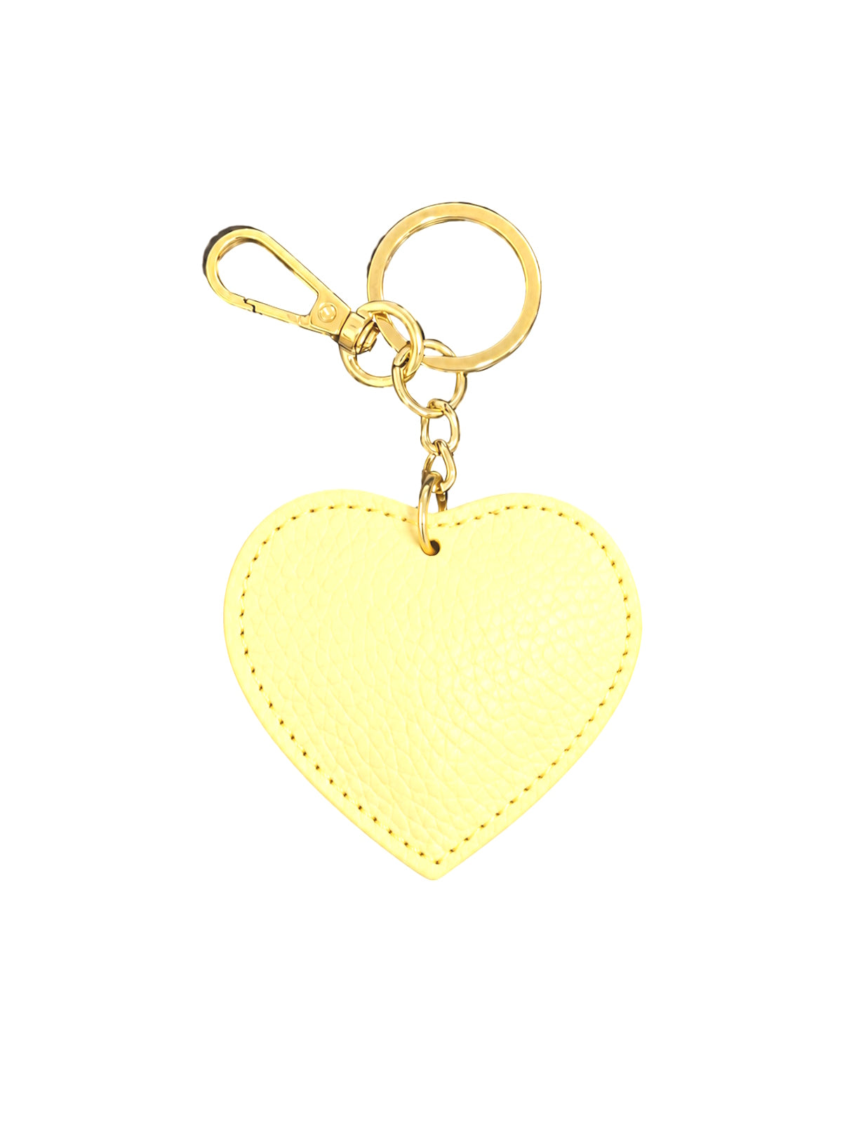 Genuine Leather Heart Keychain & Bag Charm, art. PO08