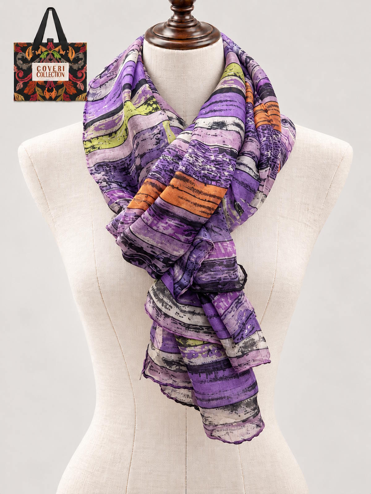 Christmas Gift for Her | Women's Light Scarf with Gift Box,  Art. 262026