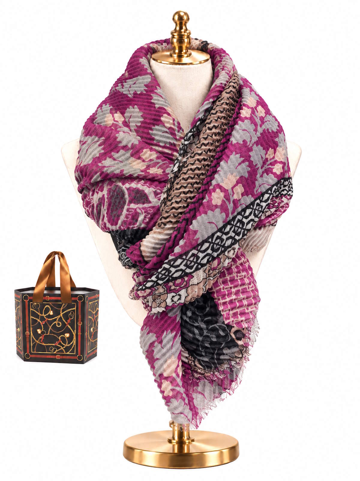 Christmas Gift for Her | Lightweight Soft Crinkle Scarf | Gift Box, art. 262037