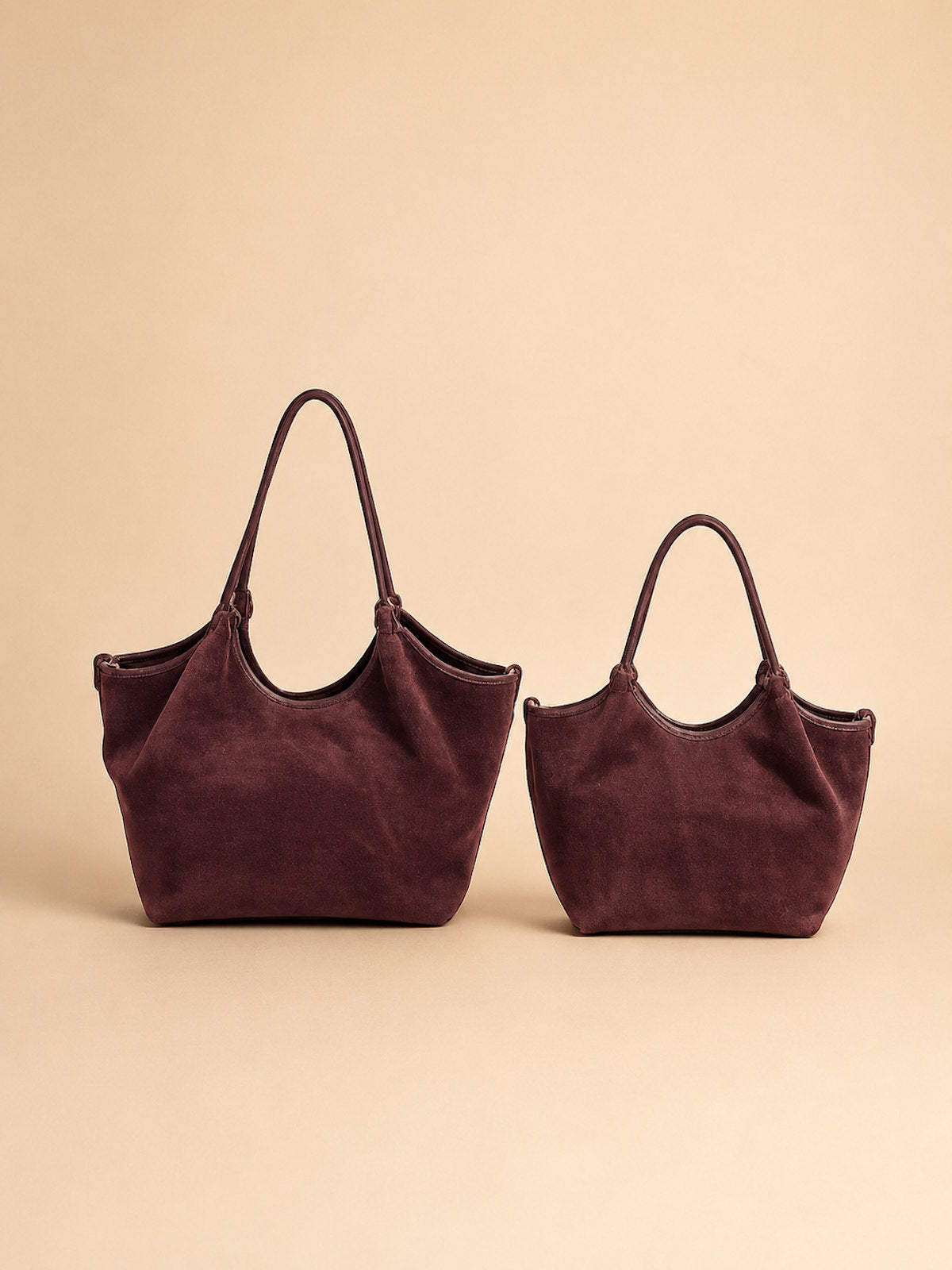 Borsa Tote in Vera Pelle Scamosciata con Tracolla, Made in Italy, art. 112776
