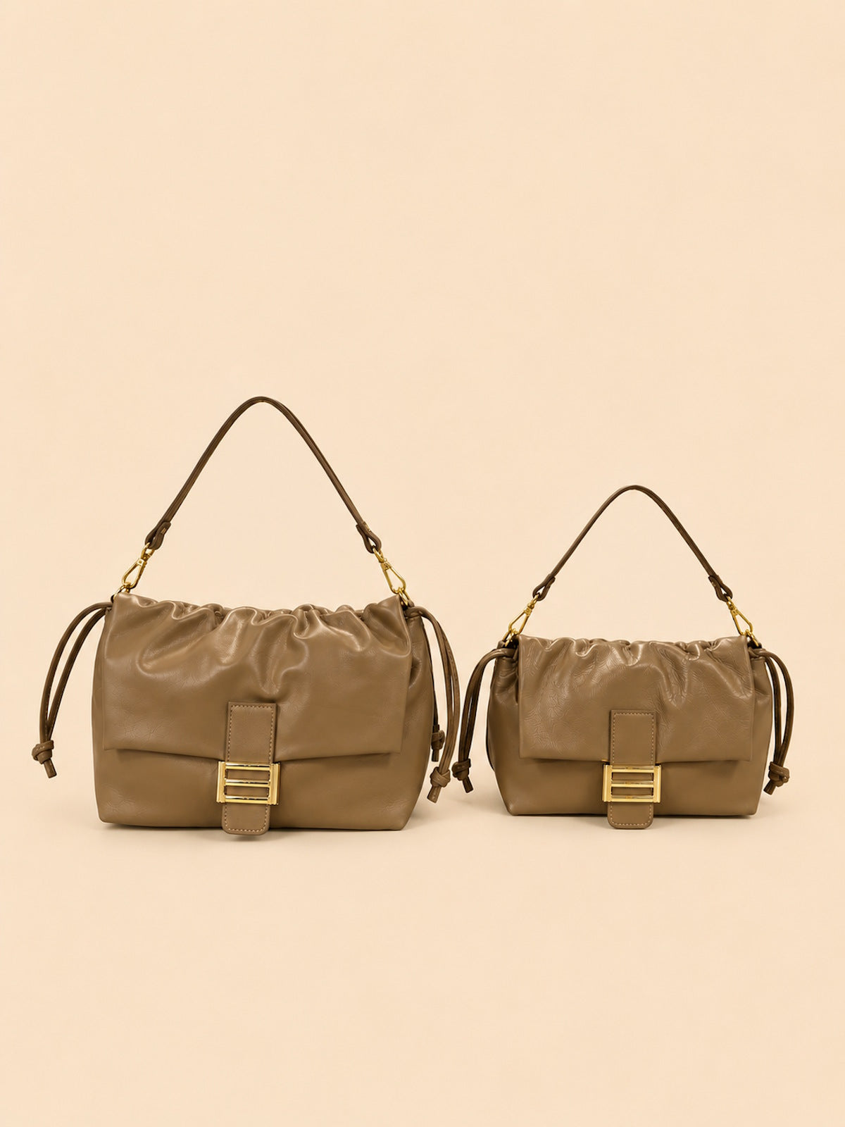 Genuine Leather Shoulder Bag with 2 straps, Made in Italy, art. 112778