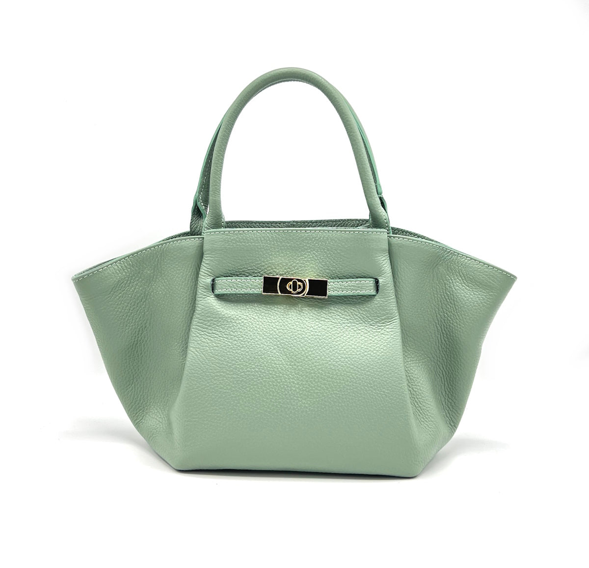 Genuine leather handbag, Made in Italy, art. 112552