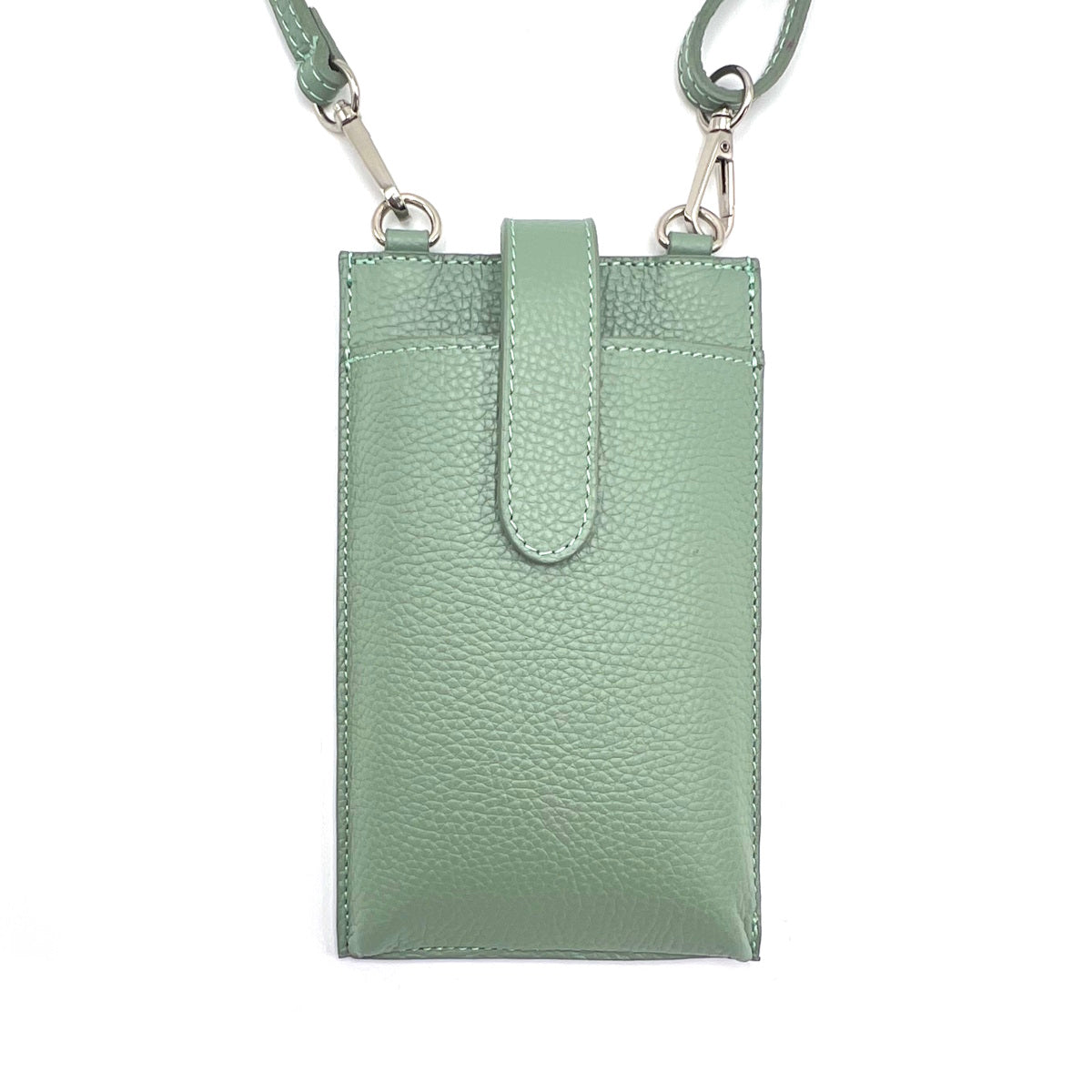 Summer collection, genuine leather phone bag, Made in Italy, art. 112560